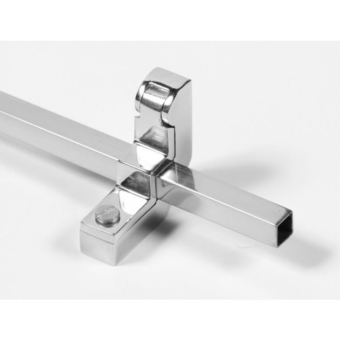 Manhattan Square Chrome Stair Rod - 9mm