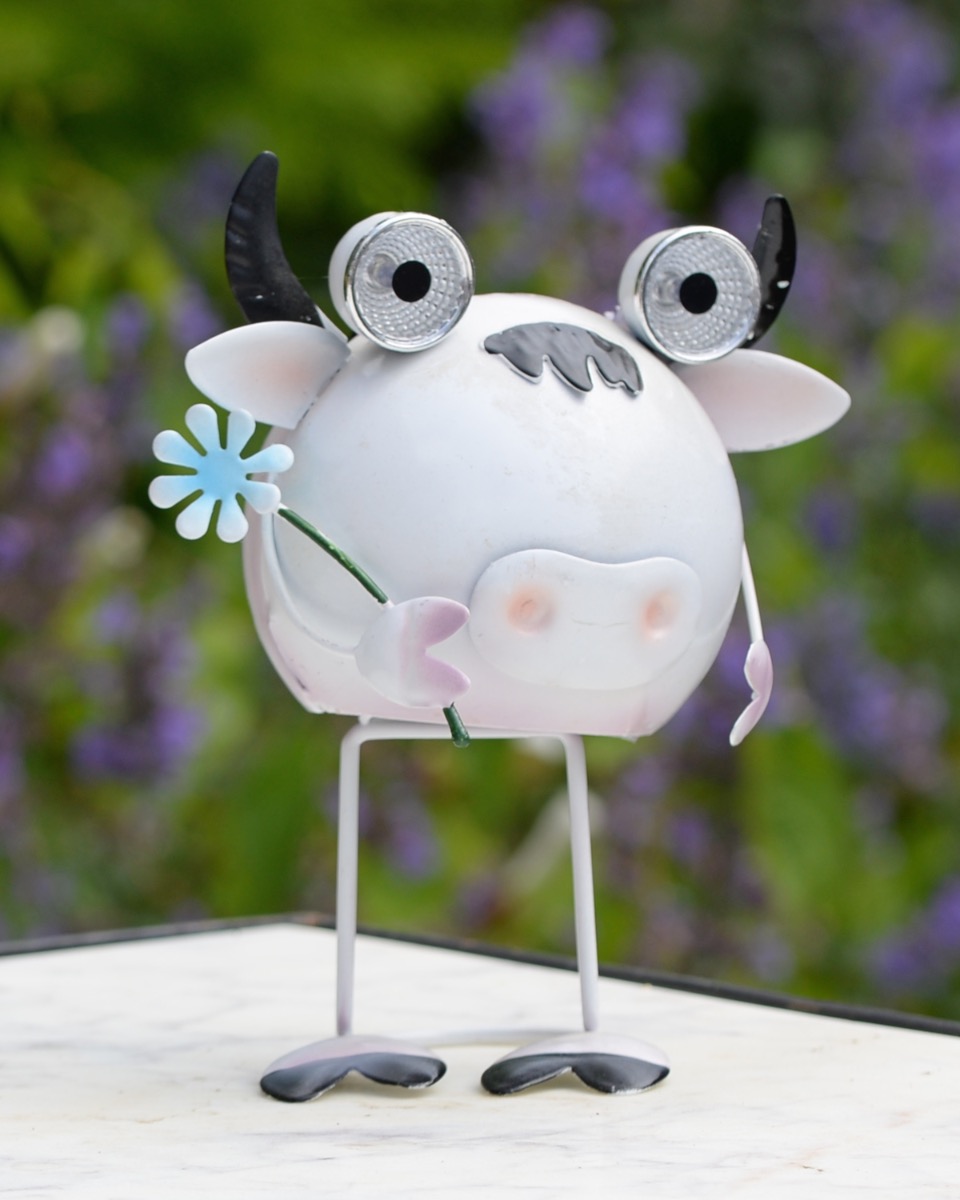 Metal Solar Power 'Petal' The Cow Garden Light