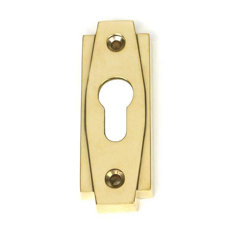 Polished Brass Euro Escutcheon