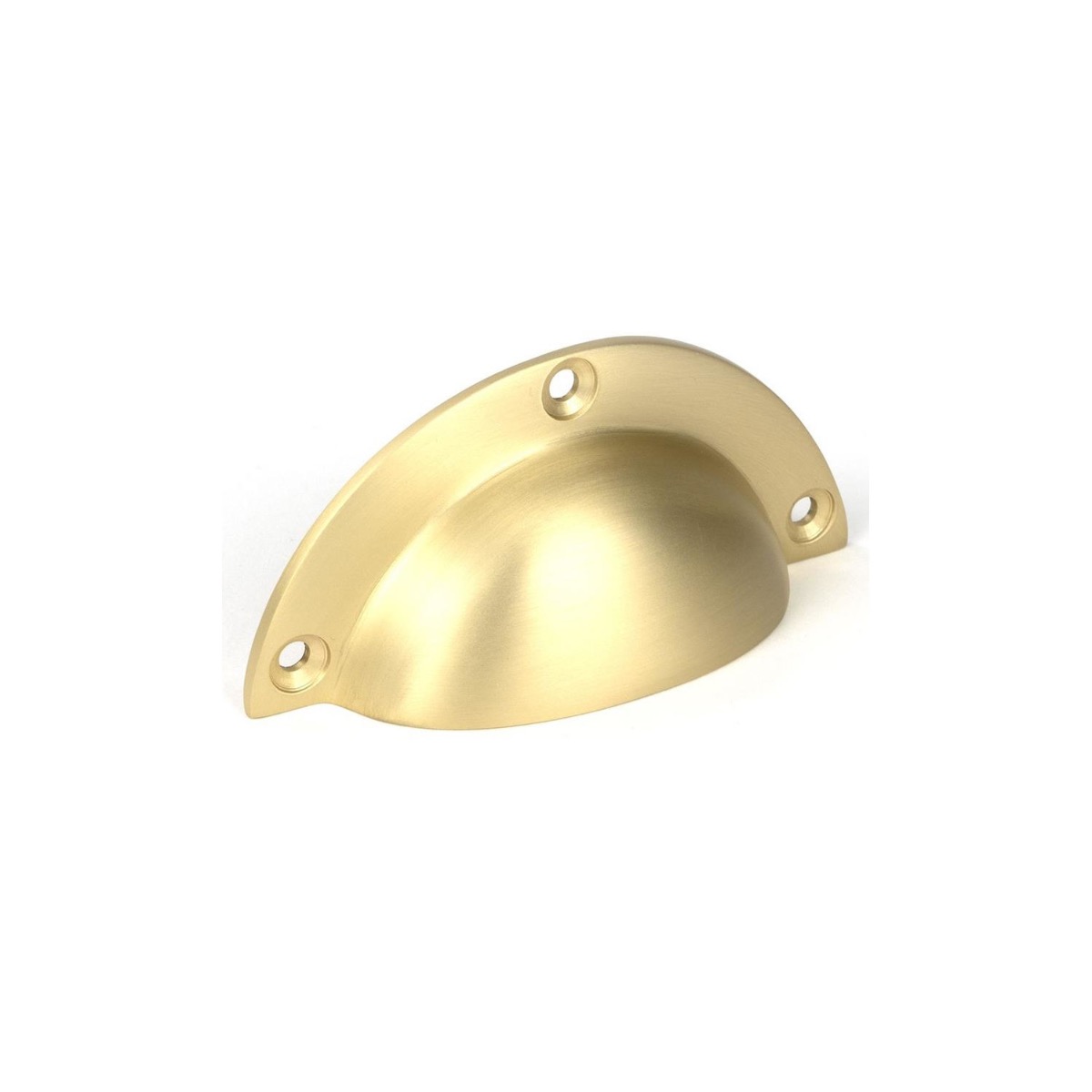 Satin Brass 4" Drawer Pull