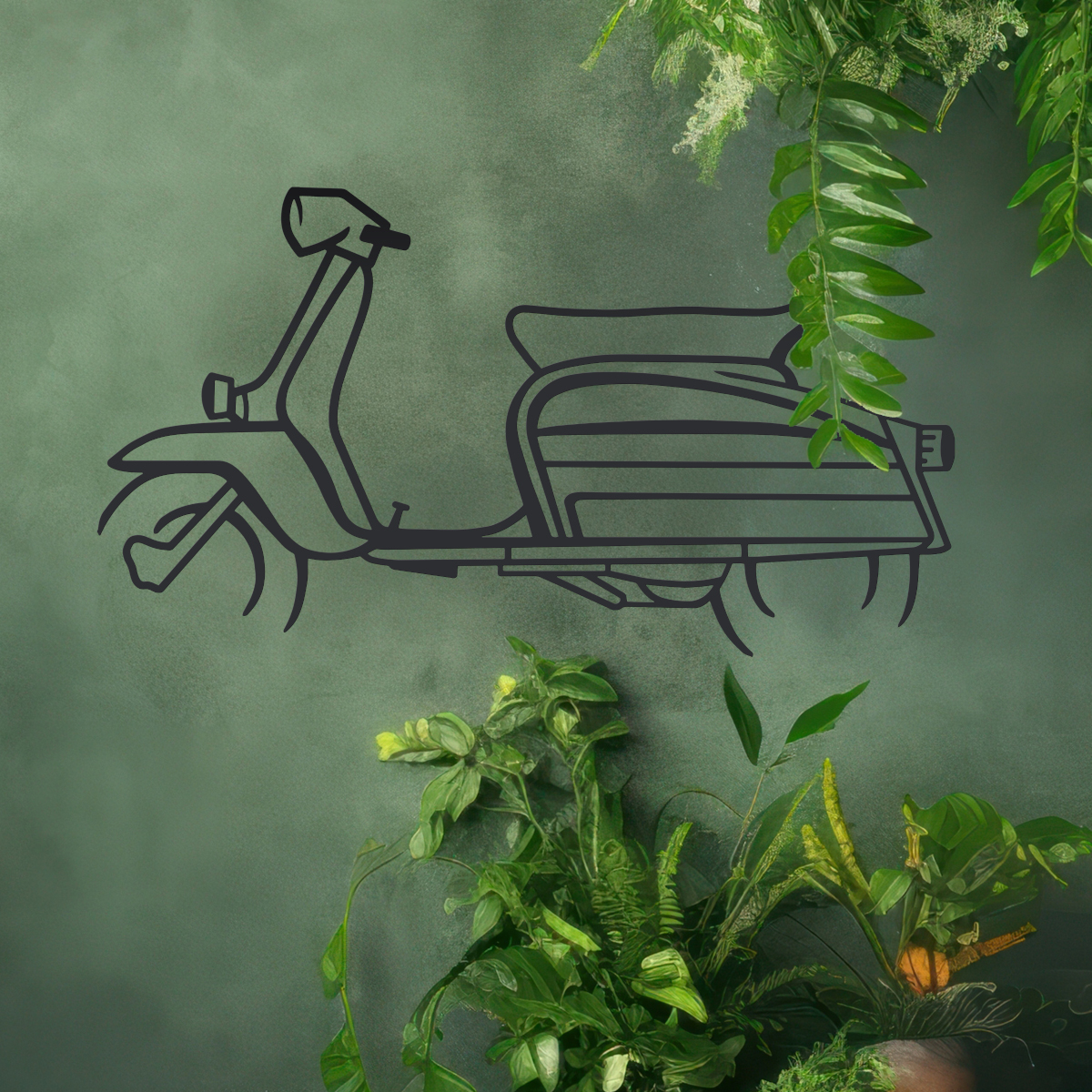 Steel Lambretta Wall Art