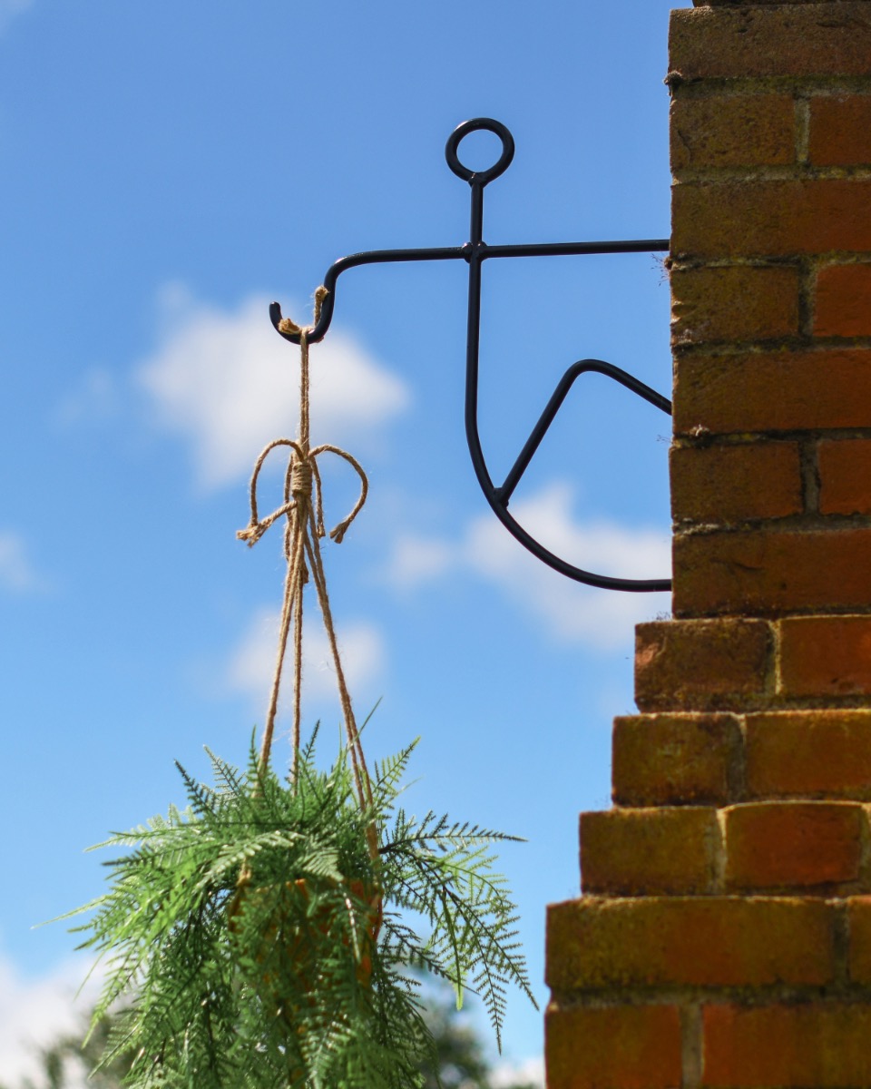 Stick Man Hanging Basket Bracket