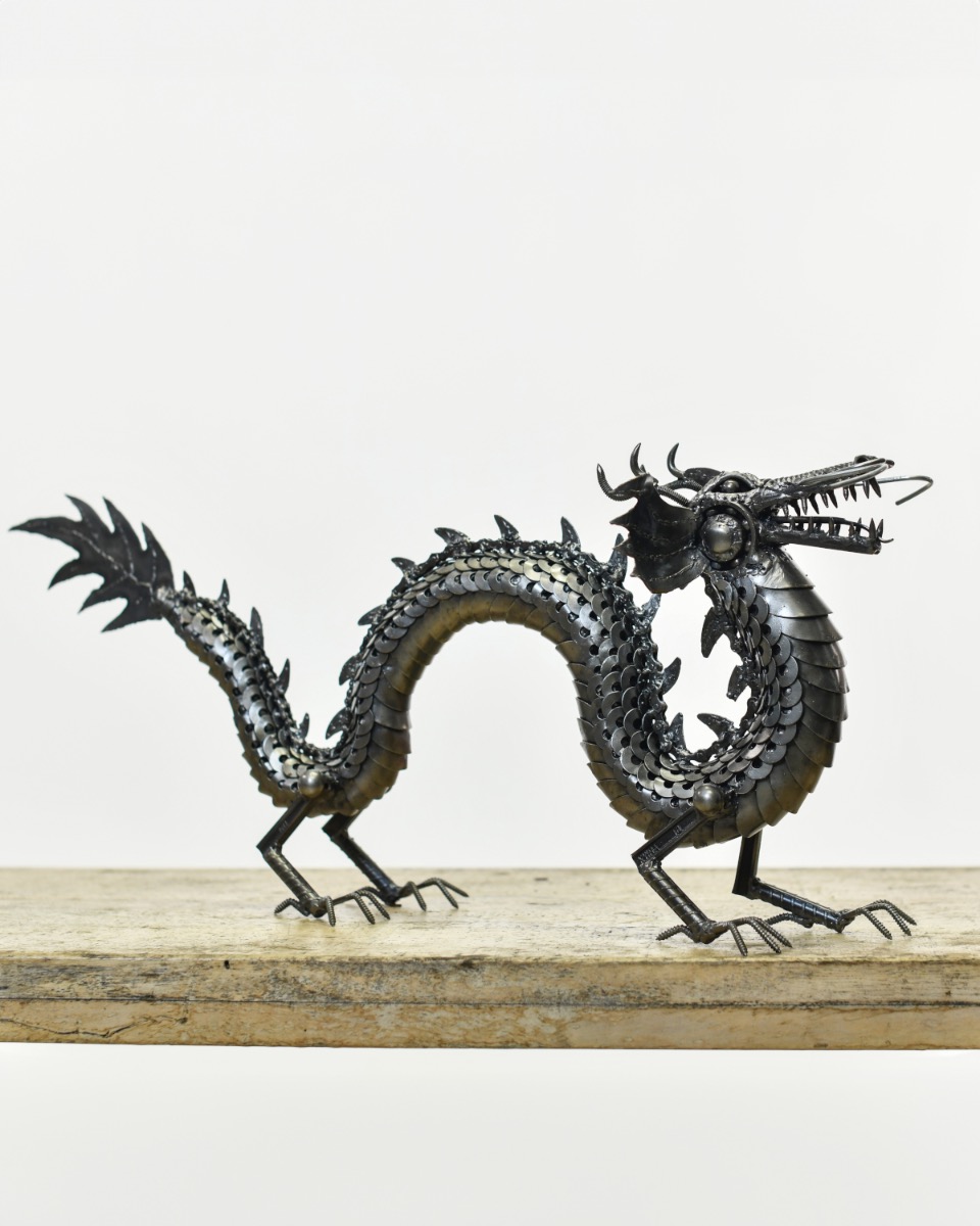 Bespoke Artist Made Chinese Dragon Sculpture