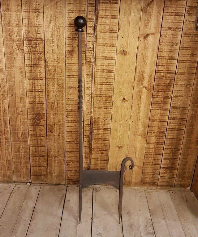 Large Iron Boot Scraper Ground Spike