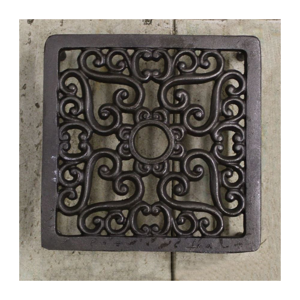 Cast Iron Ornate Heart Trivet