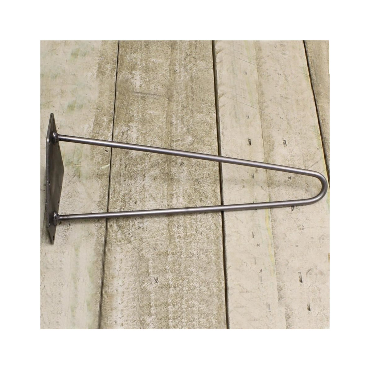 Iron Two Prong Hairpin Table Leg