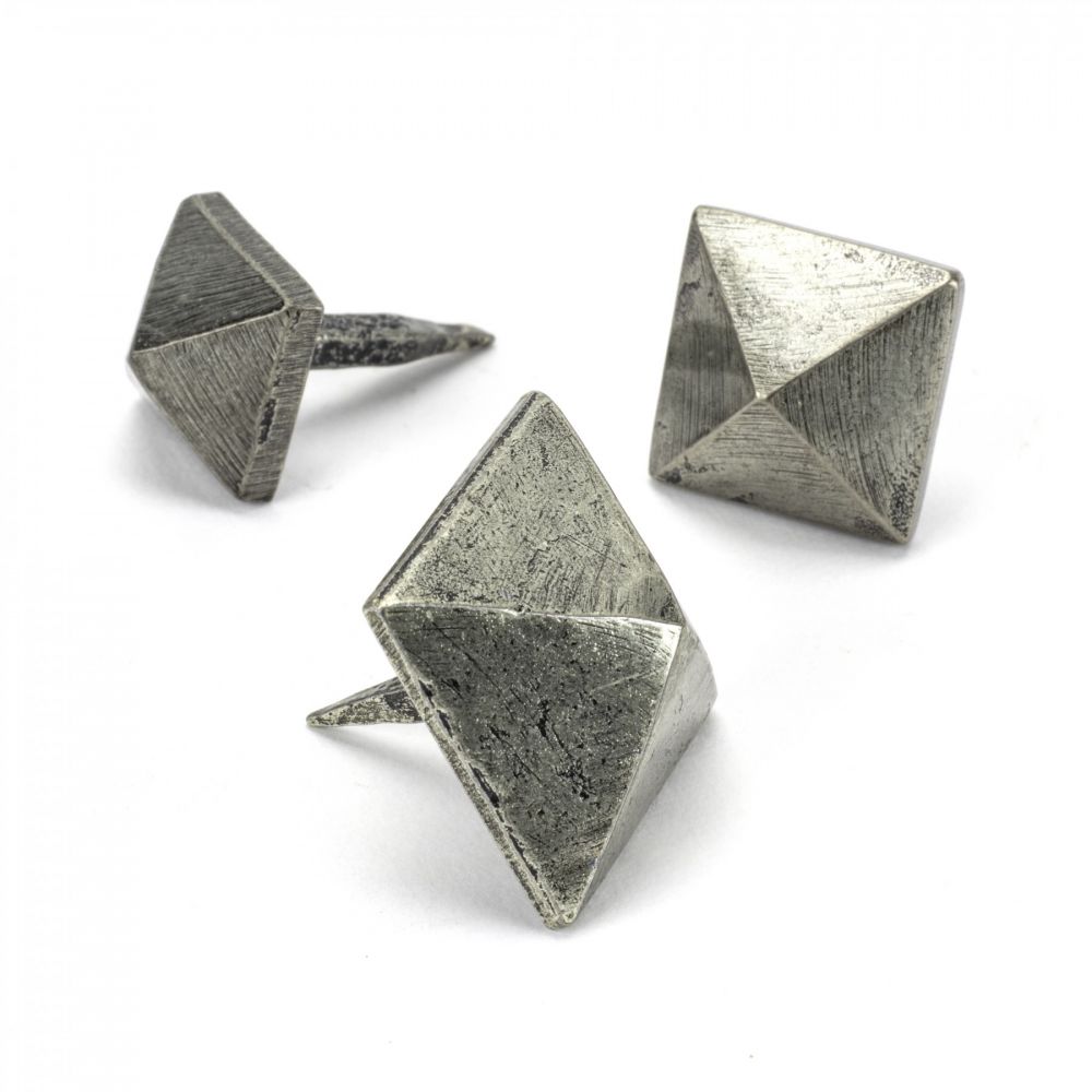 Pewter Pyramid Door Stud