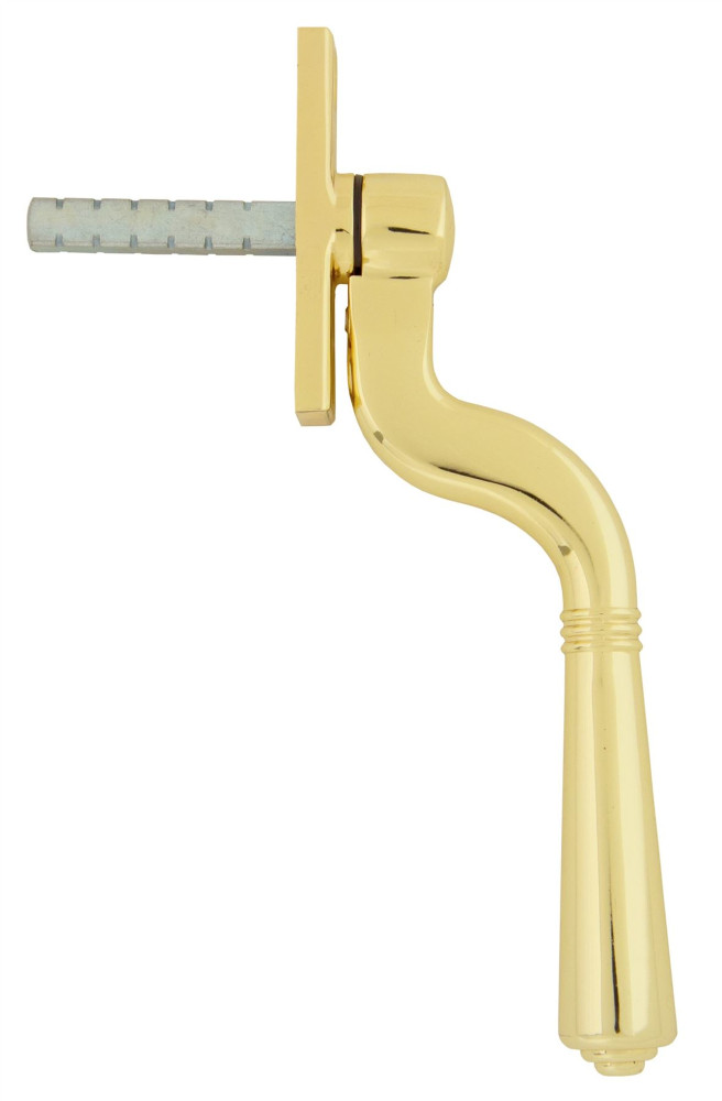 Polished Brass Teardrop Espagnolette Window Fastener
