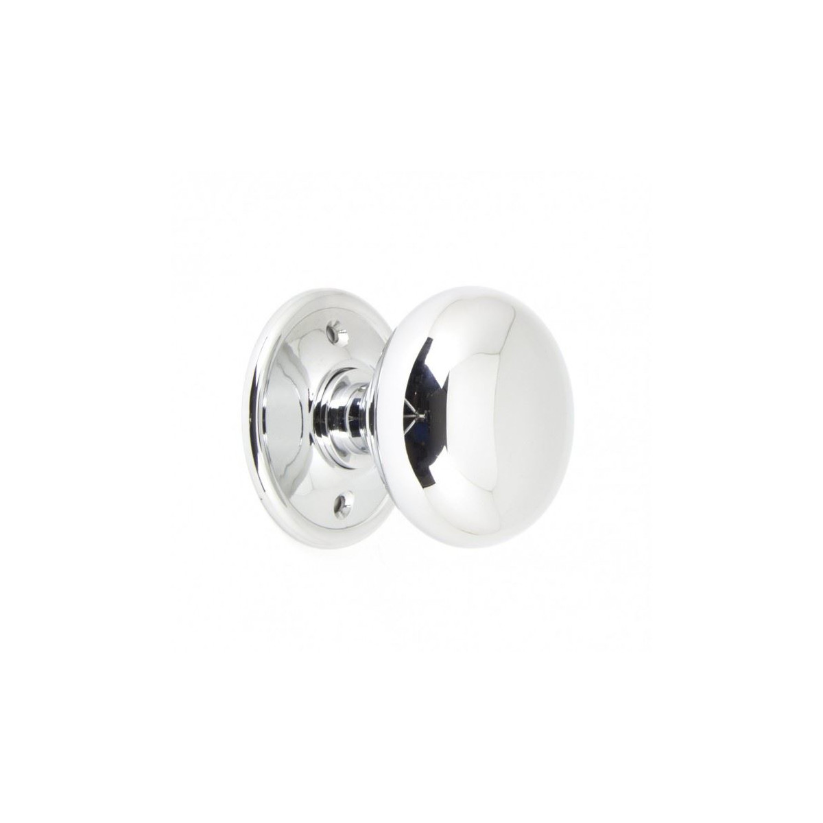 Polished Chrome Small Mushroom Door Knobs