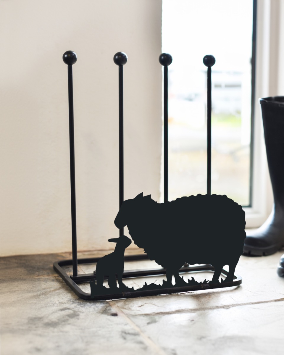 Steel Mother Sheep Boot Rack