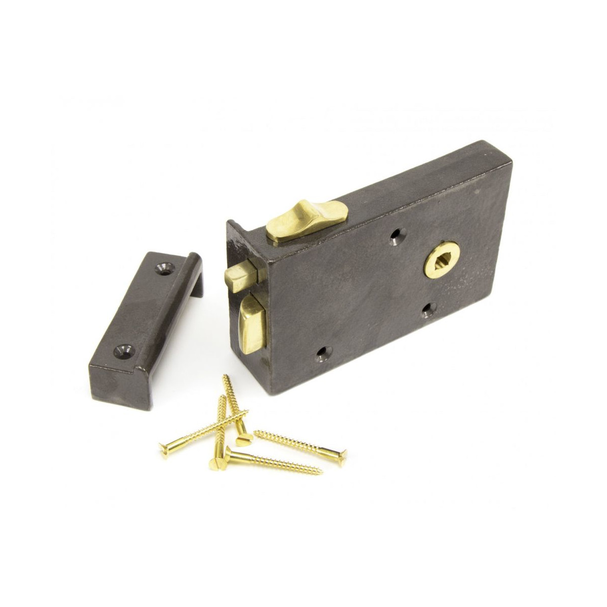 Bathroom Door Rim Latch - Right Hand