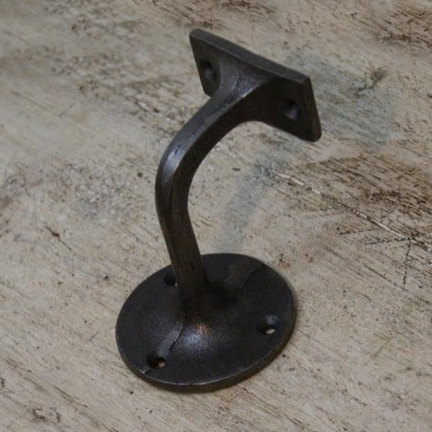 Natural Cast Iron Hand Rail Bracket - 8cm