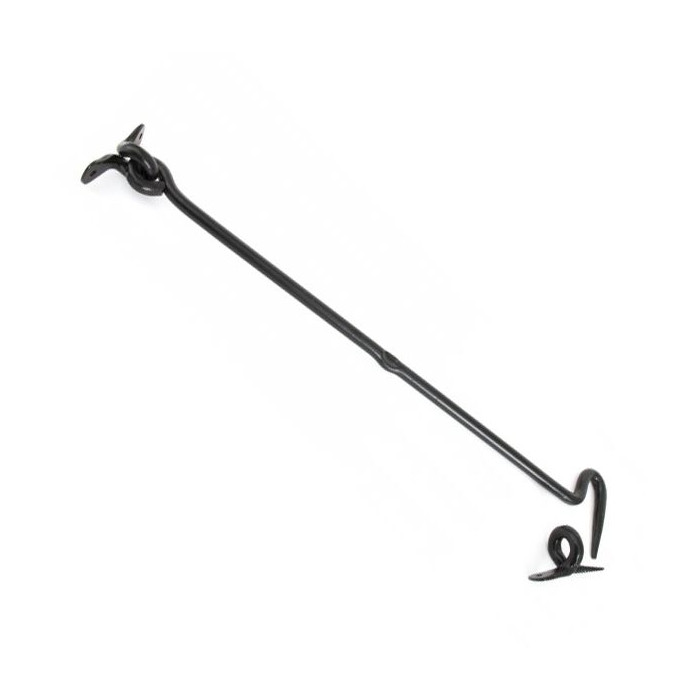 Black Forged Cabin Hook - 18"