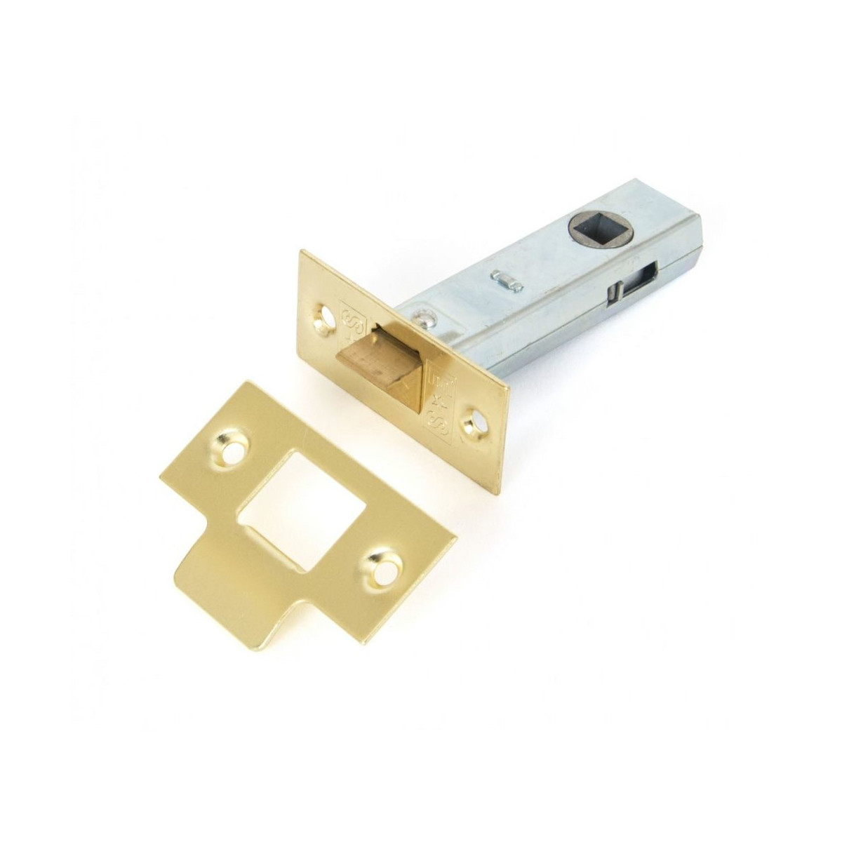 Brass Tubular Mortice Latch - 3"
