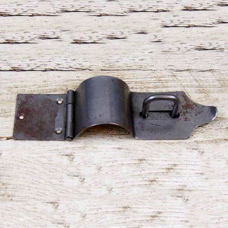 Ornate Traditional Rustic Iron Hasp & Staple