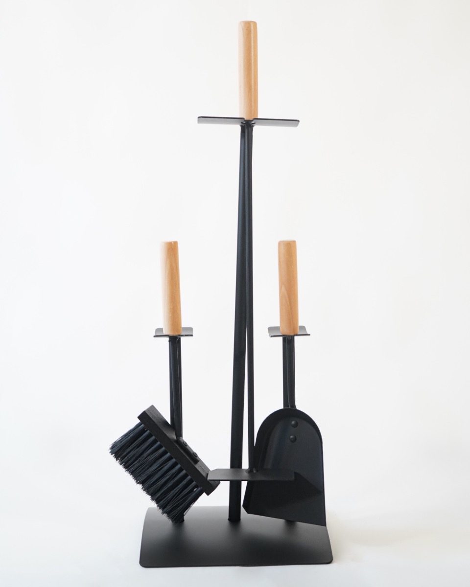 Contemporary 'Ember' Fireside Companion Set