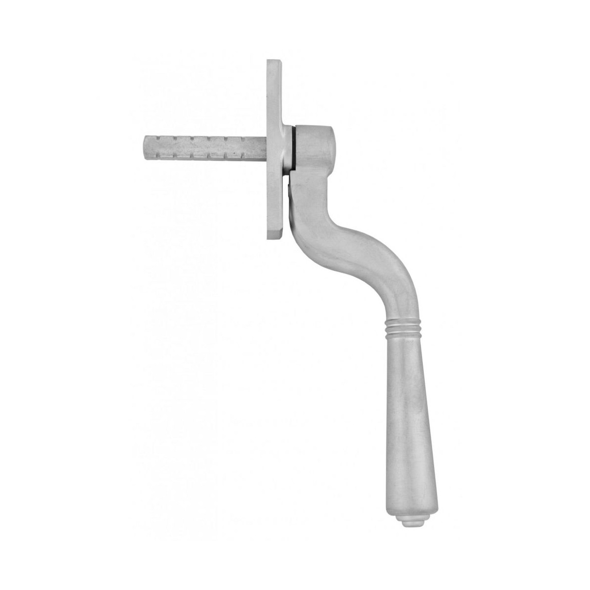 Contemporary Satin Chrome Teardrop Espagnolette Window Fastener