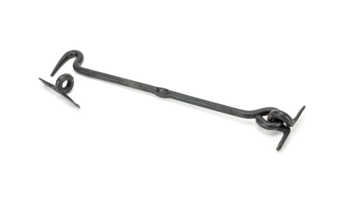External Beeswax Forged Cabin Hook & Stay - 12"