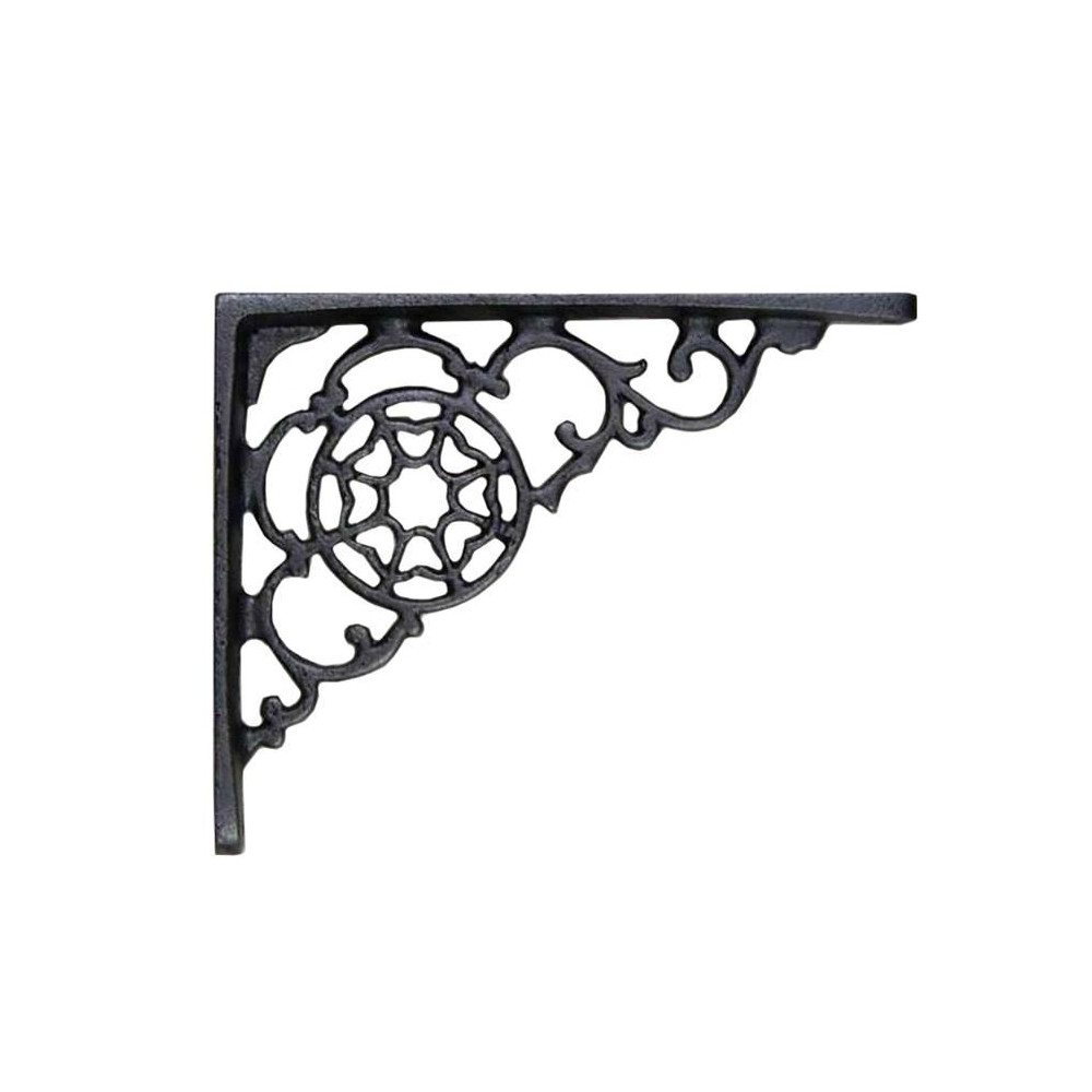 Gothic Ornate Iron Shelf Bracket 13 x 15cm