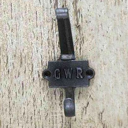 Ornate 'GWR' Iron Coat Hook