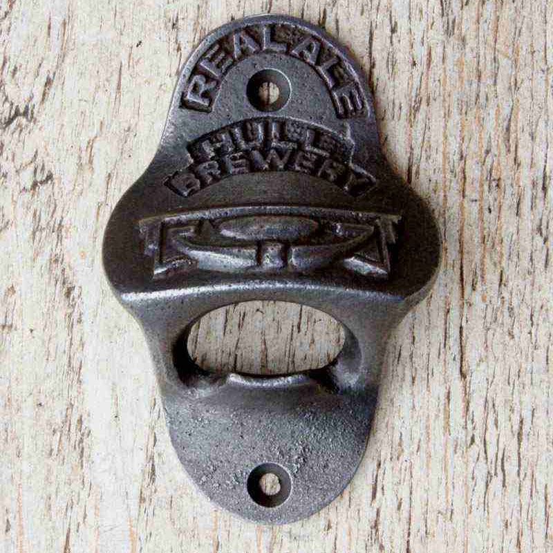 Wall Mounted 'Hull Brewery' Vintage Iron Bottle Opener