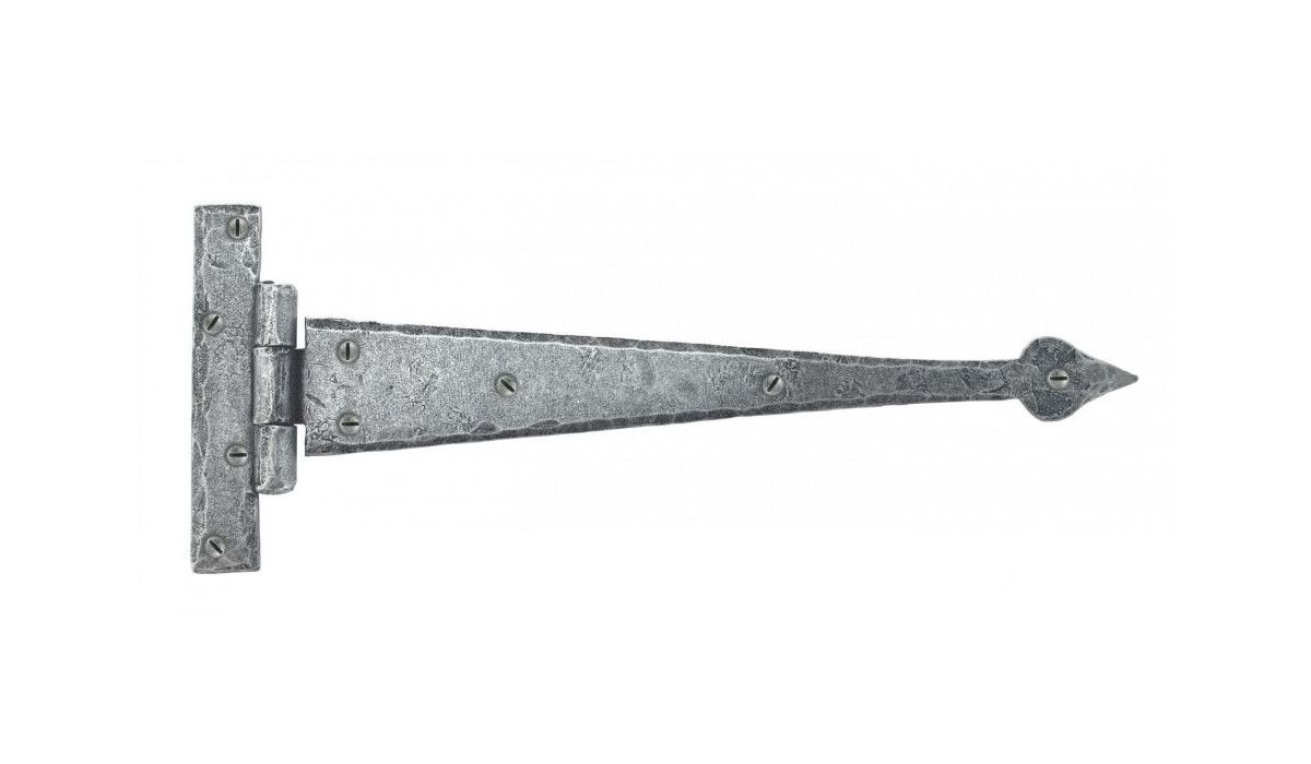 Medieval Pewter Door Hinge - 9"