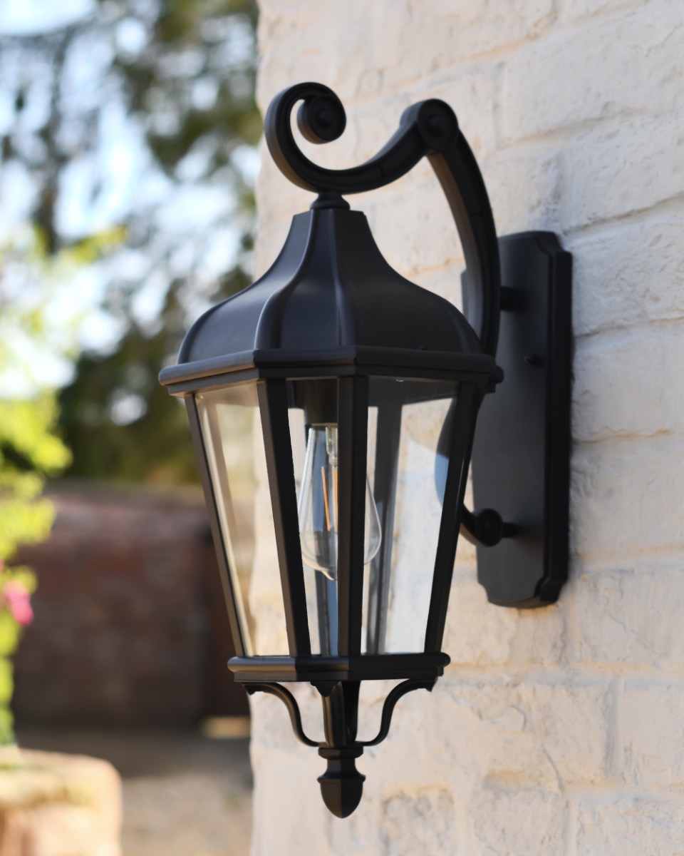 Medium Ornate Victorian Wall Mounted Lantern