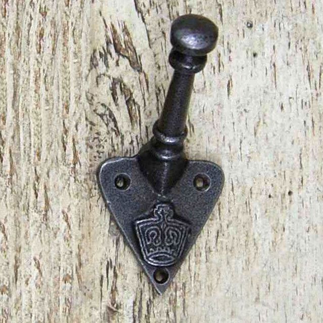 Traditional Cast Iron 'The Crown' Coat Hook