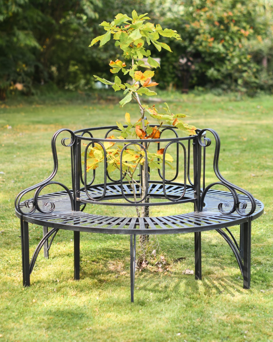 'Harrington' Ornate Black Full Tree Seat
