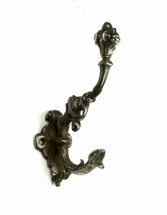 Ornate Double Coat Hook 'Serpent'