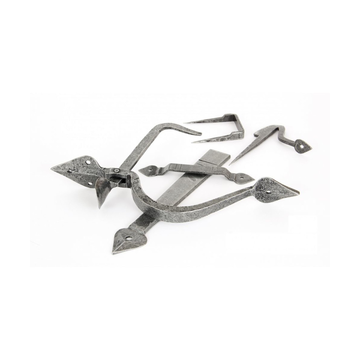 Ornate Gothic Style Pewter Thumb Latch