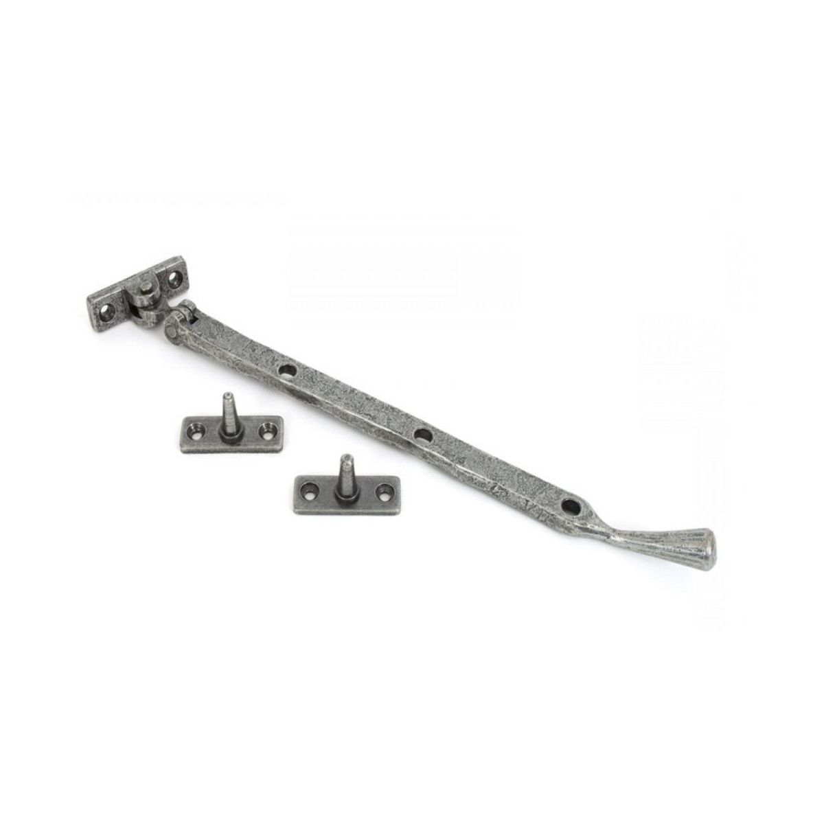Pewter Peardrop Window Stay - 10"