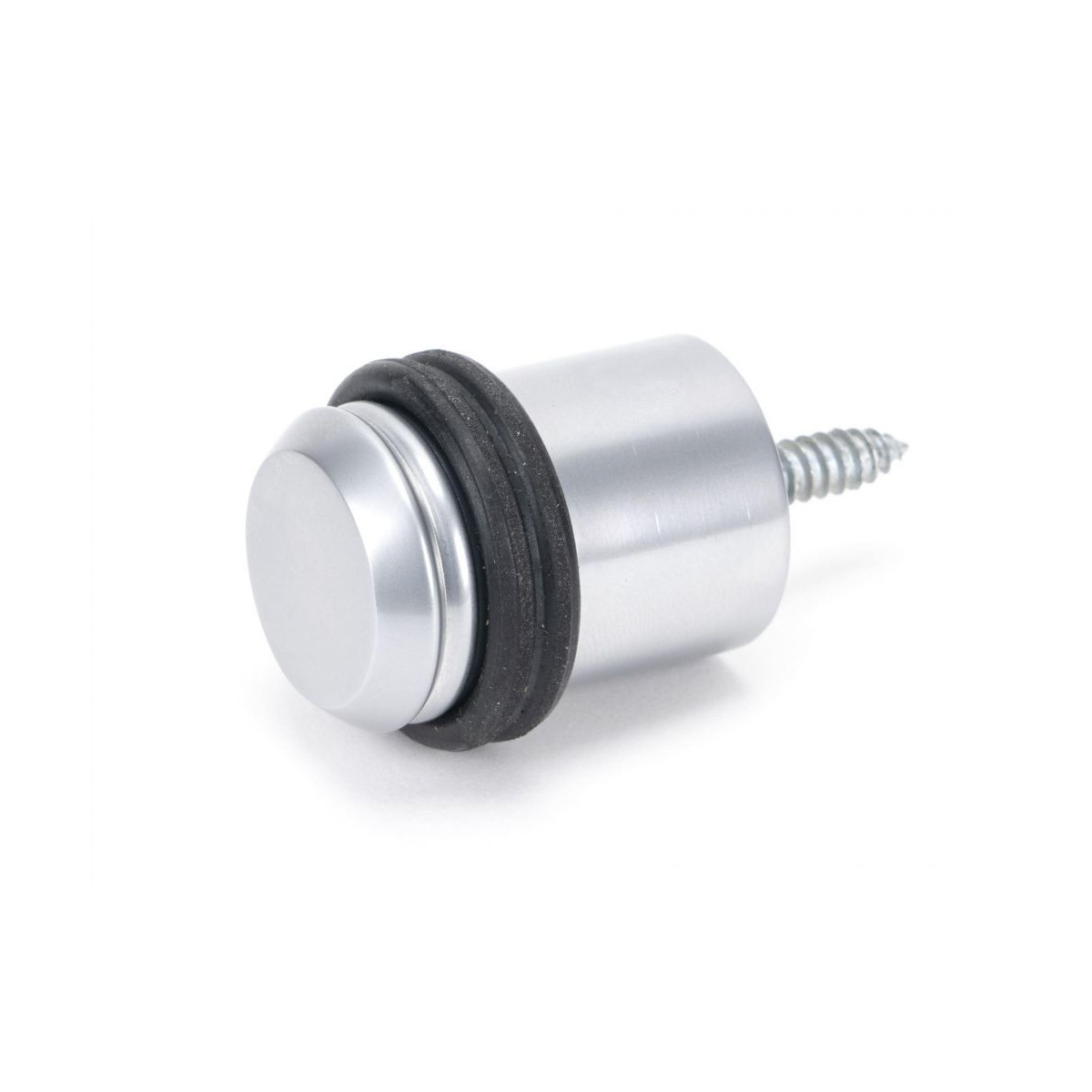 Satin Chrome Floor Mounted Door Stop