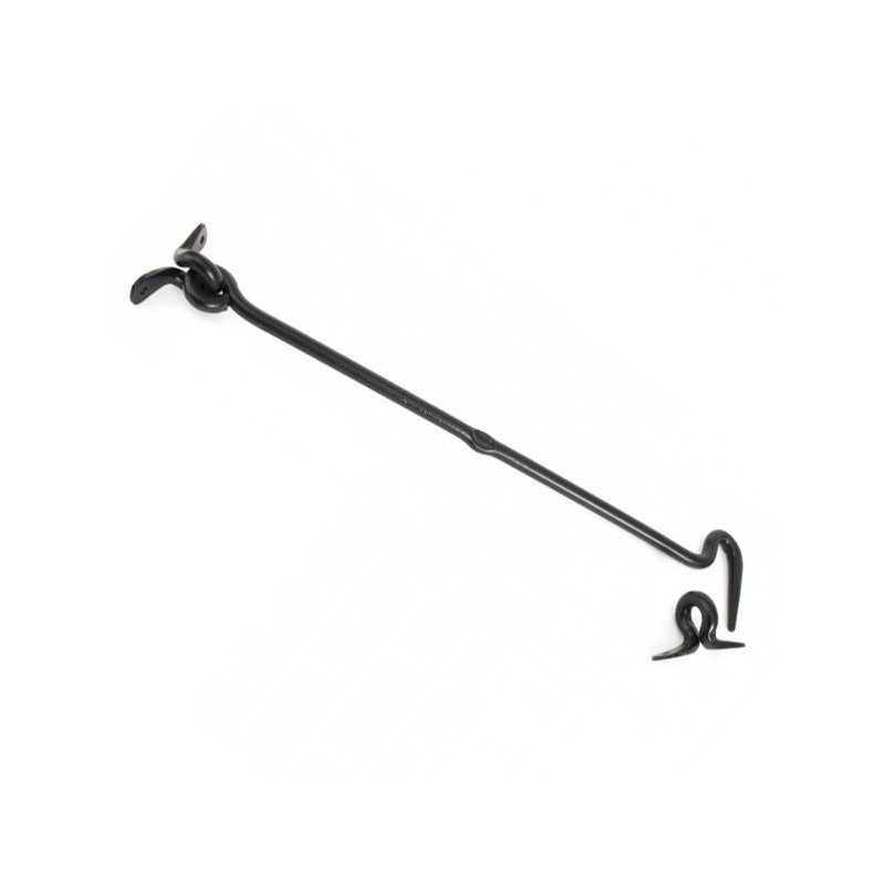 Simplistic Black Forged Cabin Hook -…