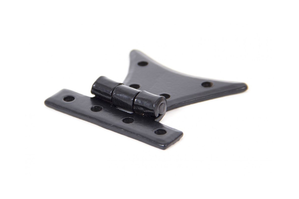 Small Half Butterfly Hinge Pair - Black