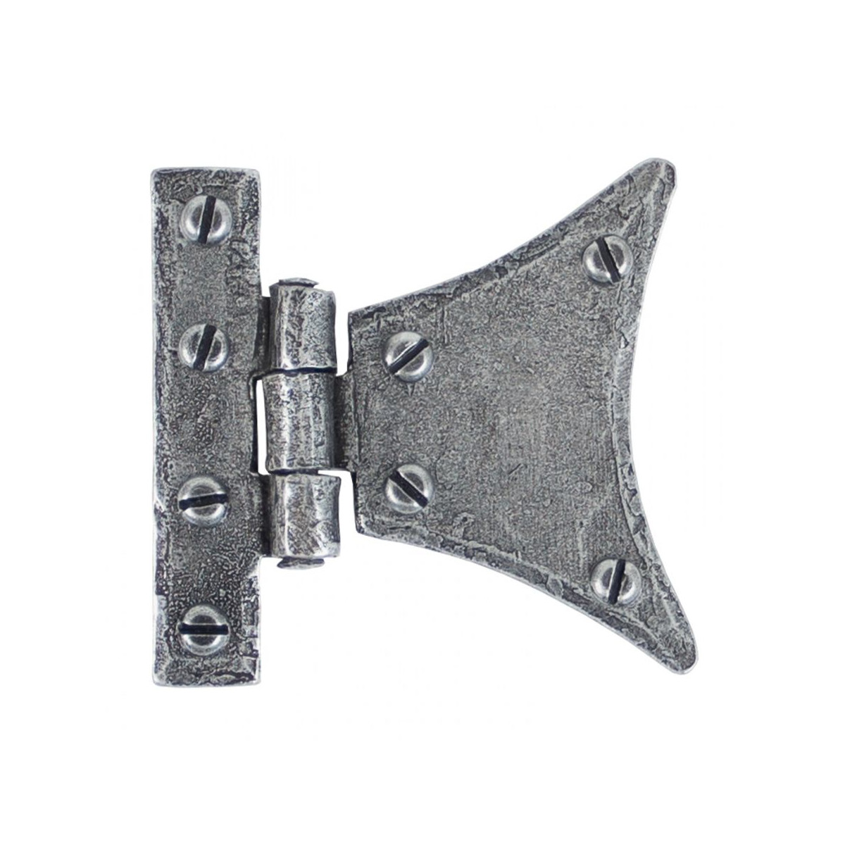 Small Pewter Half Butterfly Hinge Pair