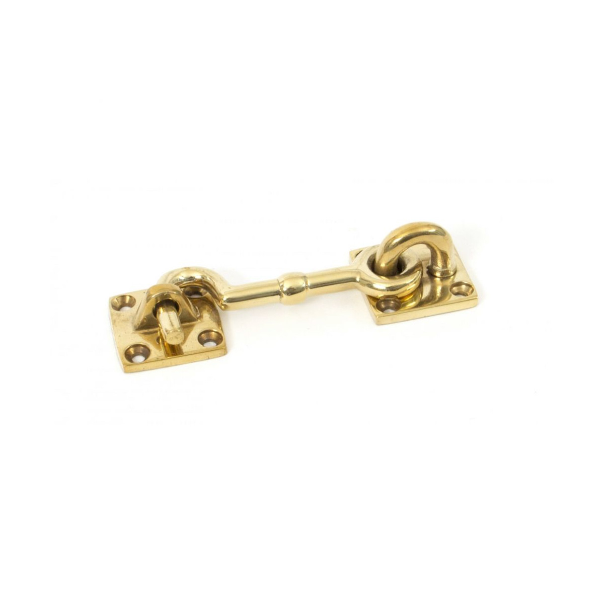 Small Polished Brass Cabin Hook