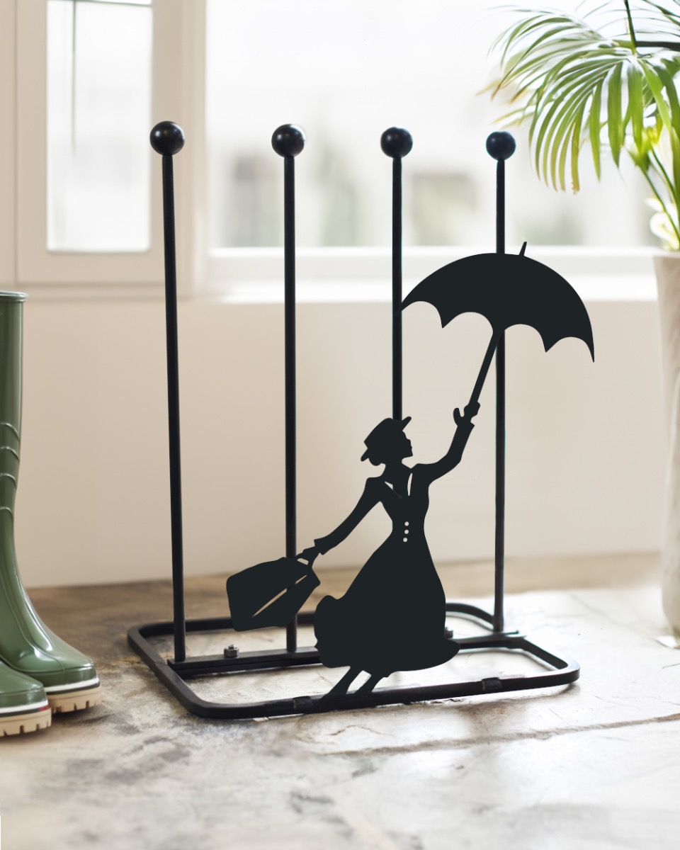Steel 'Mary Poppins' Boot Rack