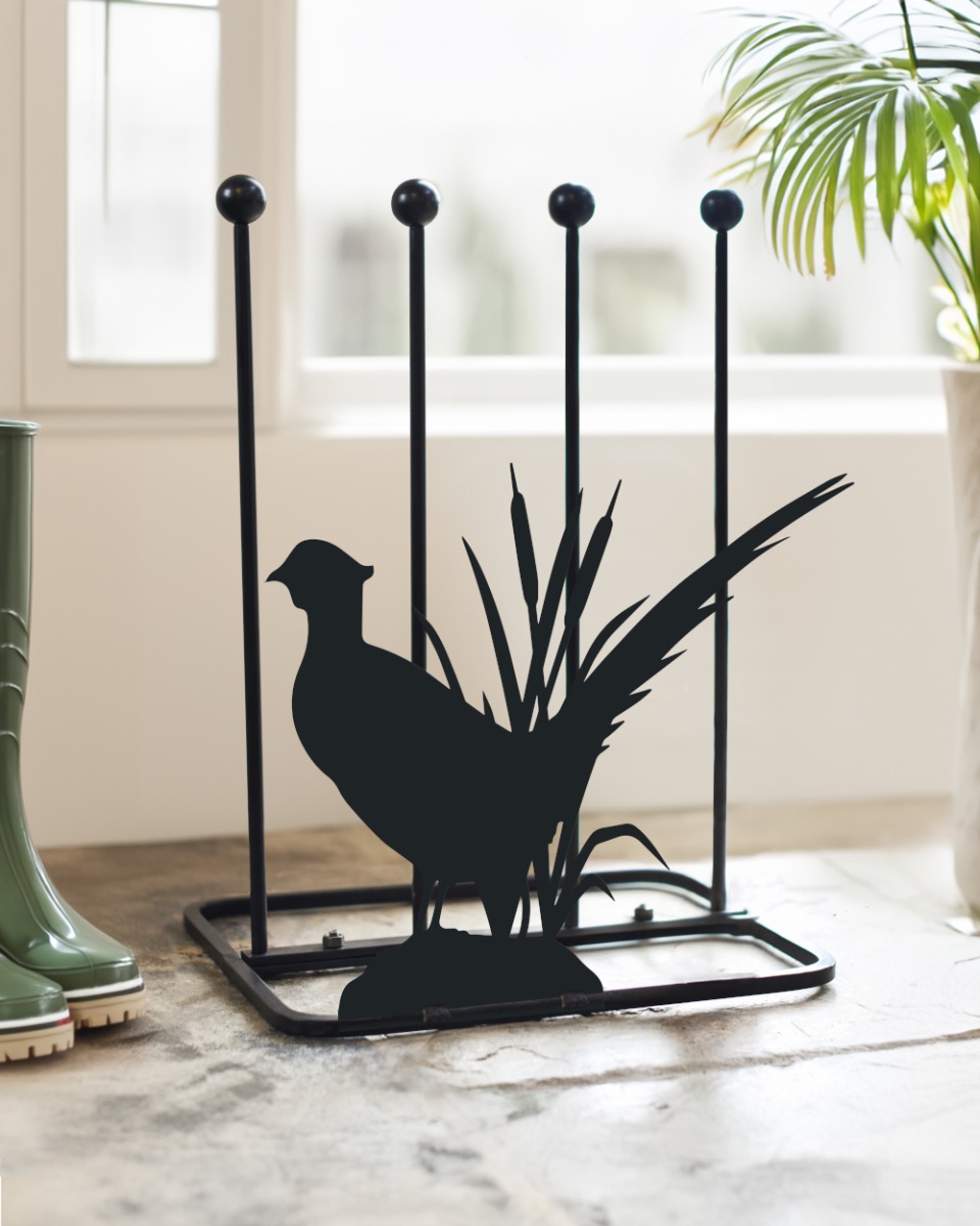 Steel Pheasant Boot Rack