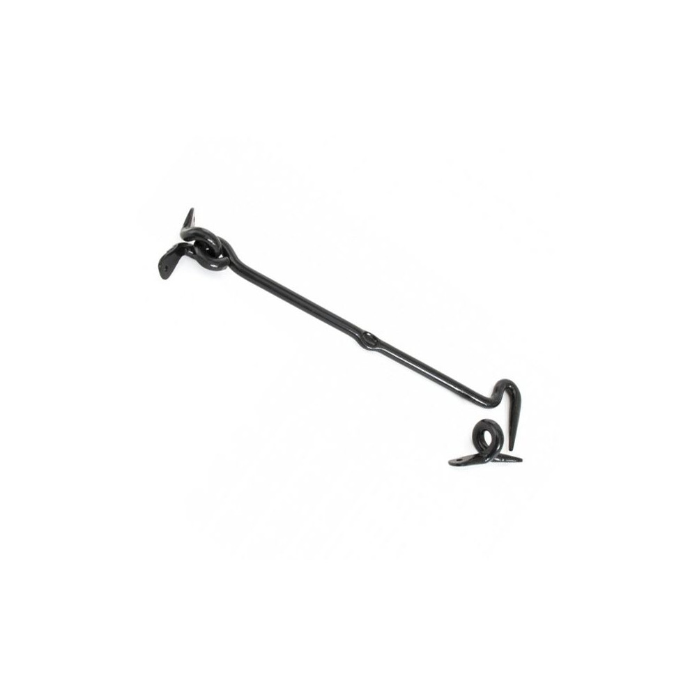 Traditional Black Forged Cabin Hook - 12"