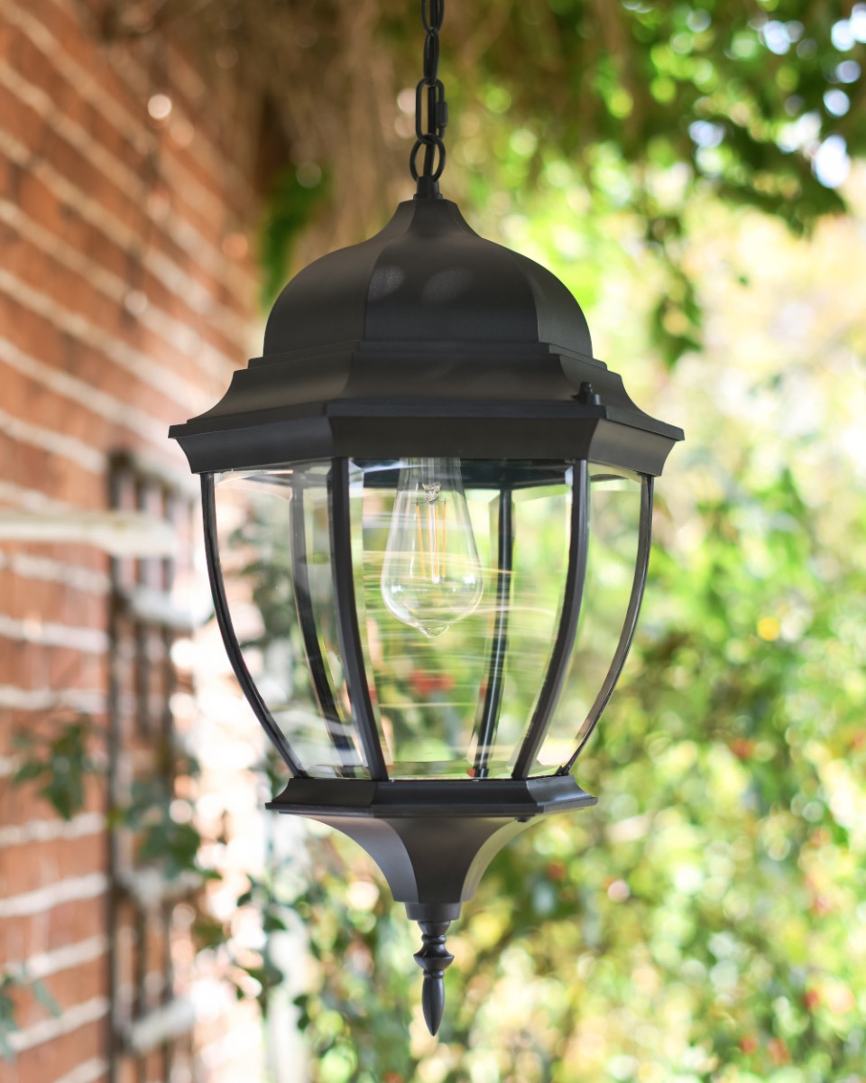 'Hartwell' Traditional Large Hanging Chain Porch Light