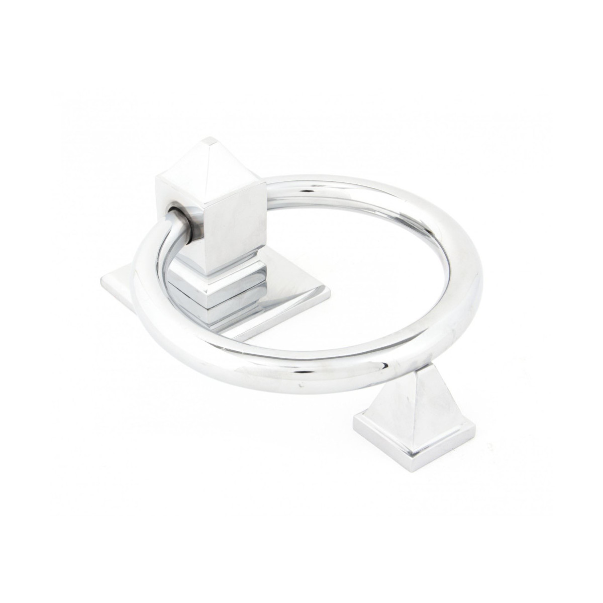 Traditional Polished Chrome Ring Doo…