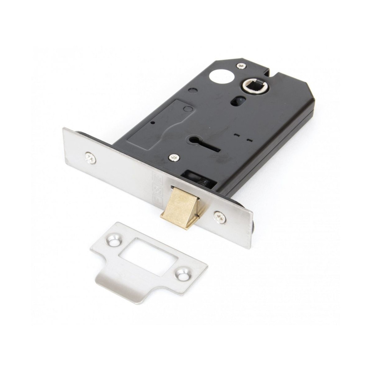 Traditional Three Lever Stainless Steel Horizontal Latch - 5"