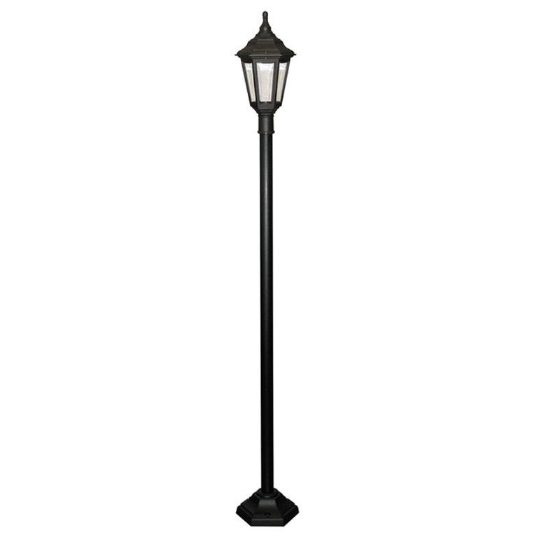 'Abbotsfield' Black Lamp Post - 1.9m
