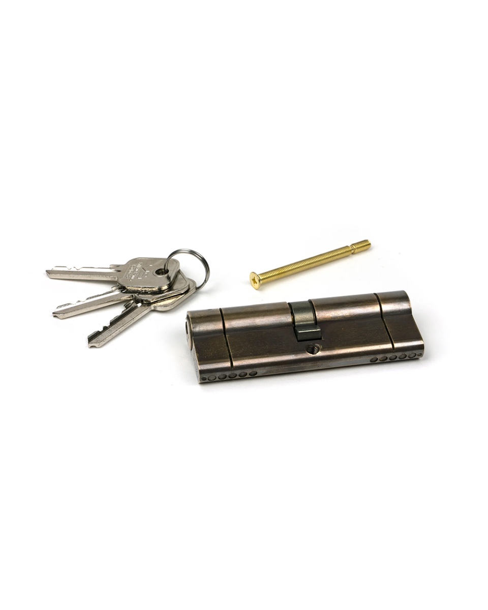 Aged Brass Five Pin Euro Cylinder & …