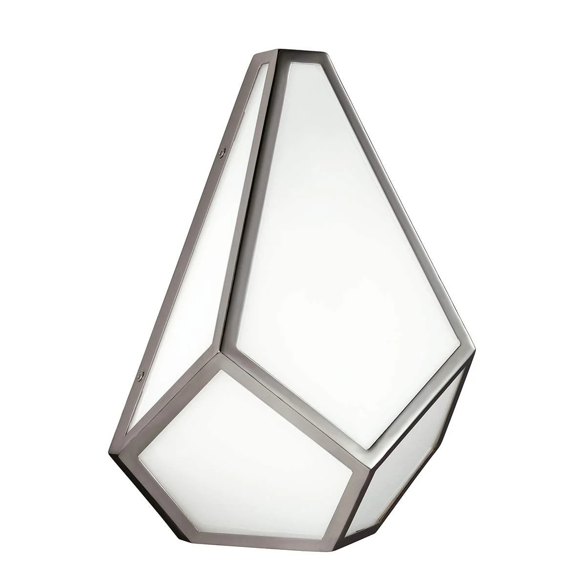 Art Deco Polished Nickel 'Luxton' Fl…