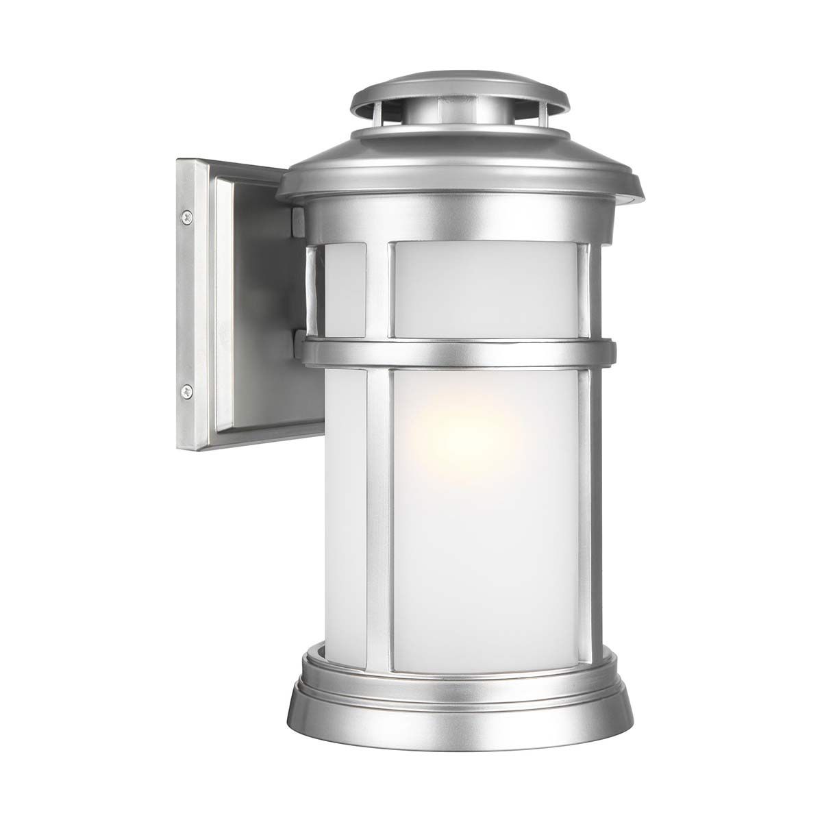 'Bull Point' Silver Nautical Garden Wall Light