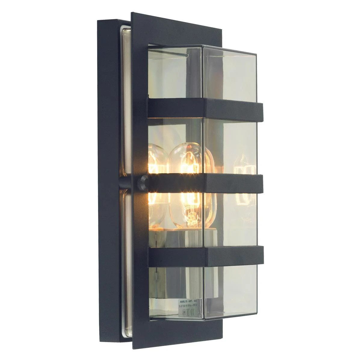 Contemporary Ornate 'Skipton' Black Steel Wall Light