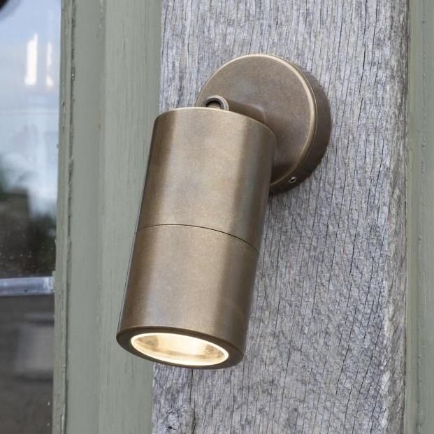 Contemporary 'Whichcote' Cylinder Antique Brass Downlight