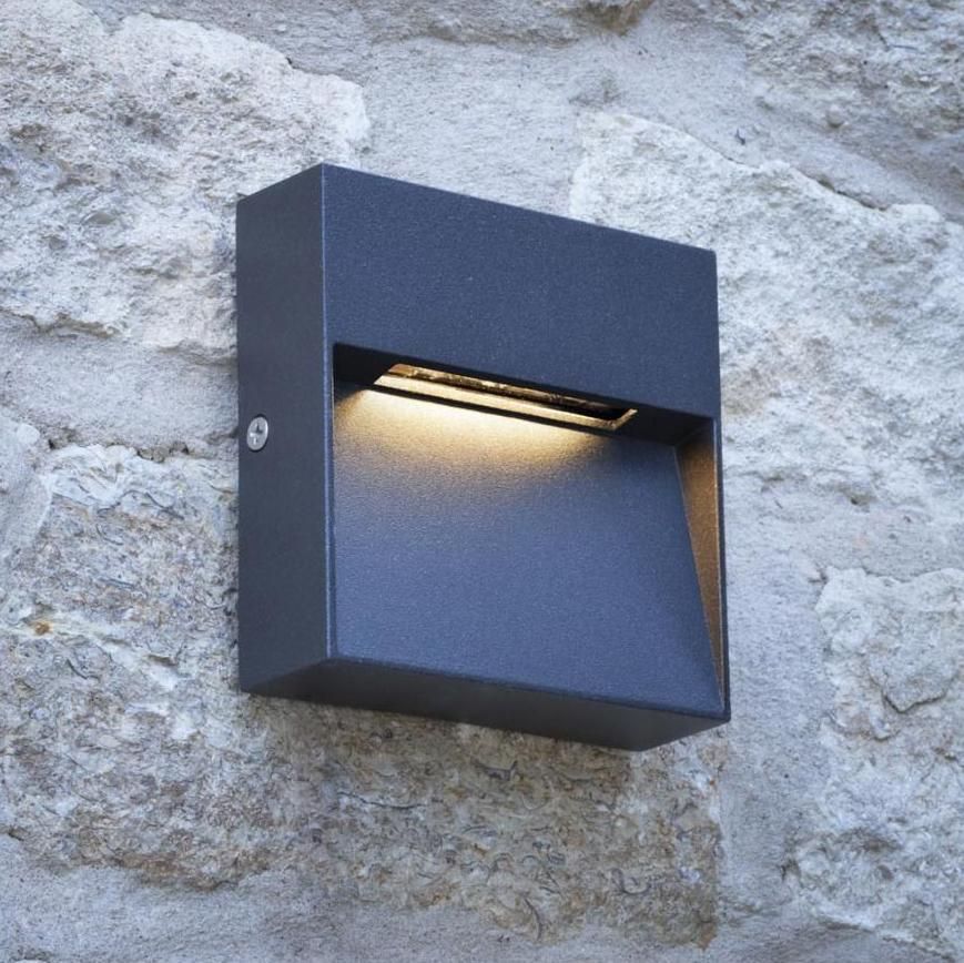 Modern Matte Grey 'Fishlock' Flush W…